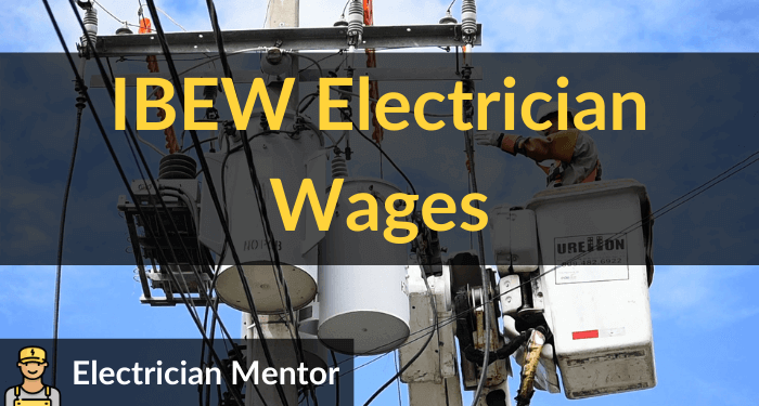 ibew electrician wages